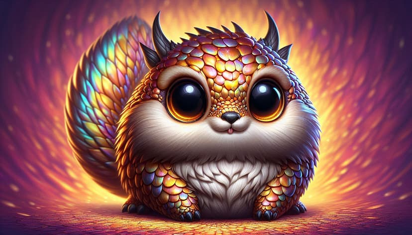 Dragon Squirrel Rising