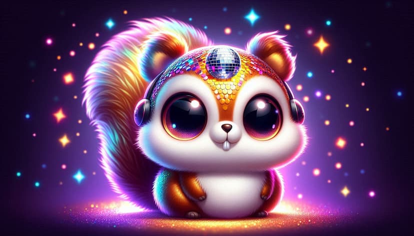 Glitter Ball Squirrel
